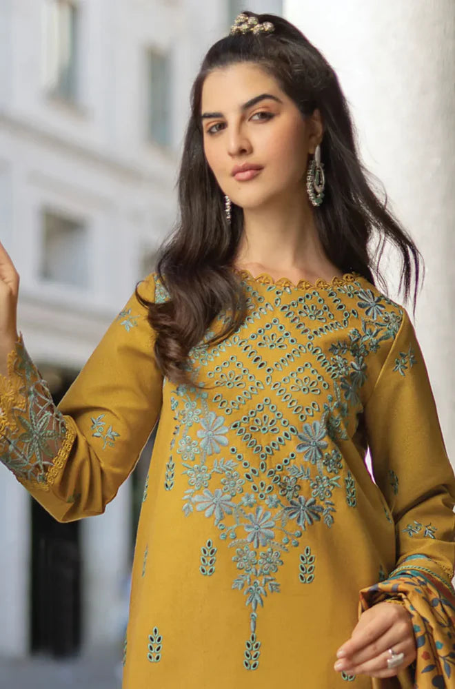 Rang Rasiya - 3PC Lawn Embroidered Suit - VL1023
