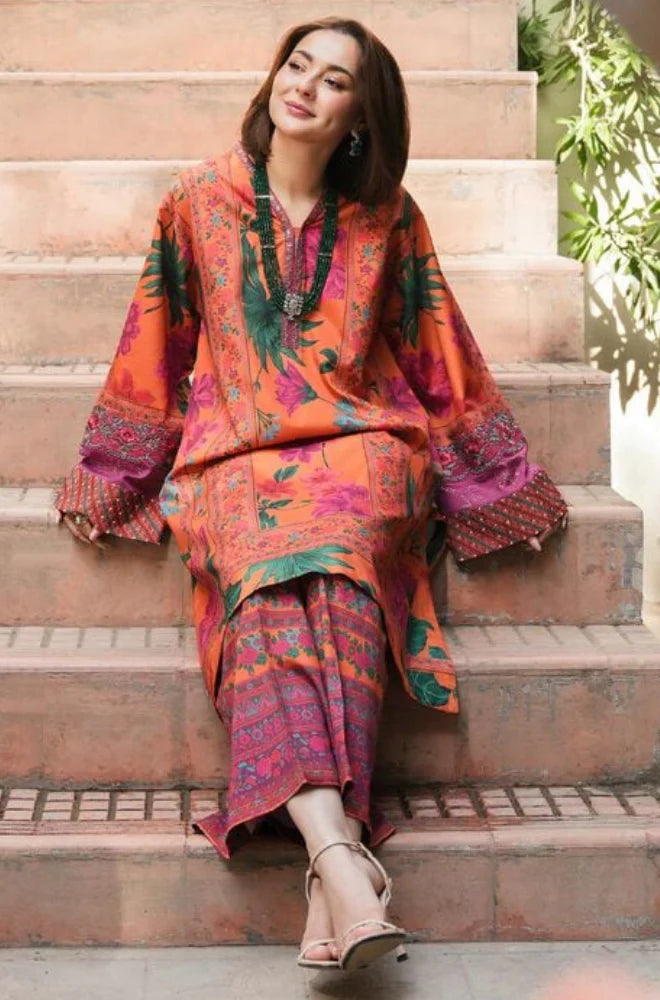 Asim Jofa - Summer 2PC Lawn Digital Print Dress -