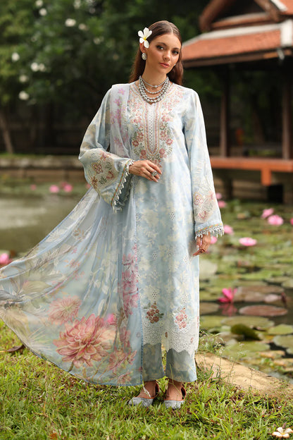 Veezal - Summer 3PC Lawn Digital Printed Dress - Vl1361