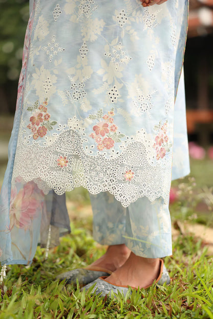Veezal - Summer 3PC Lawn Digital Printed Dress - Vl1361