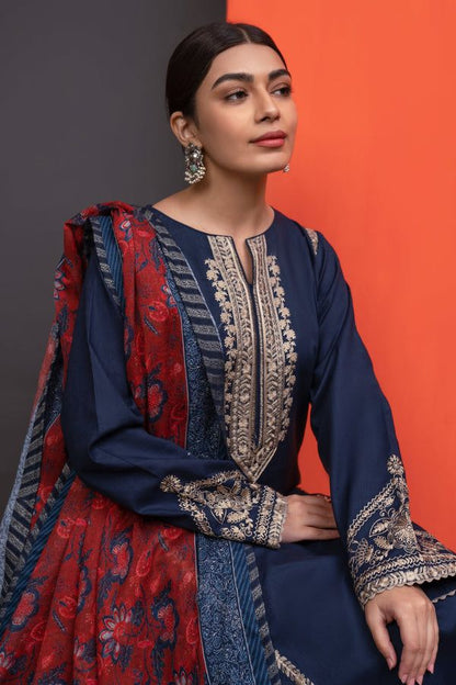 Zarasha Jahan Embroidered Lawn Three Piece VL904