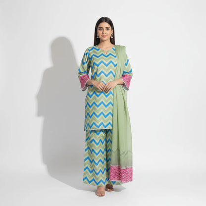 Limelight - Winter 3PC Karandi Digital Print Dress - VL1208