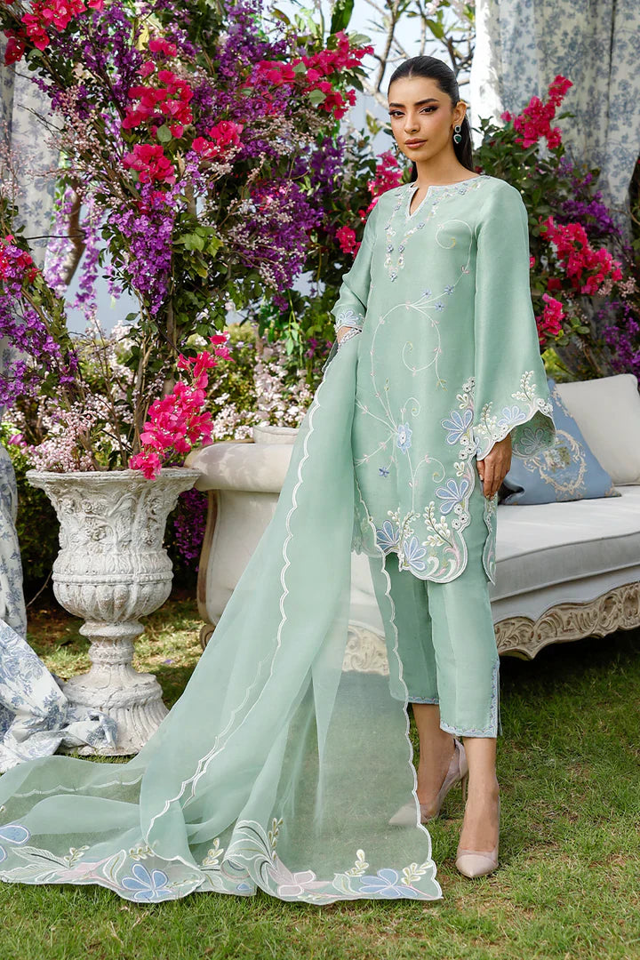 Lawn Unstitched 3 Piece Embroidered Dress - VL1031