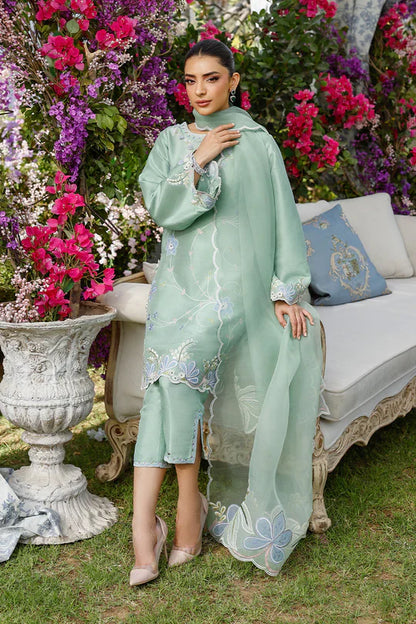 Lawn Unstitched 3 Piece Embroidered Dress - VL1031