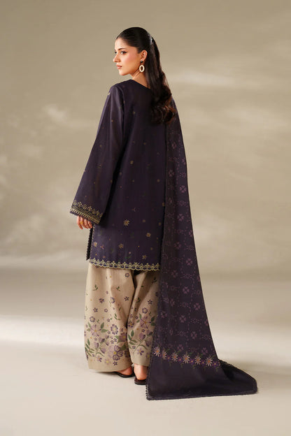 Iznik - UNSTITCHED 3PC karandi  EMBROIDERED SUIT - VL1251