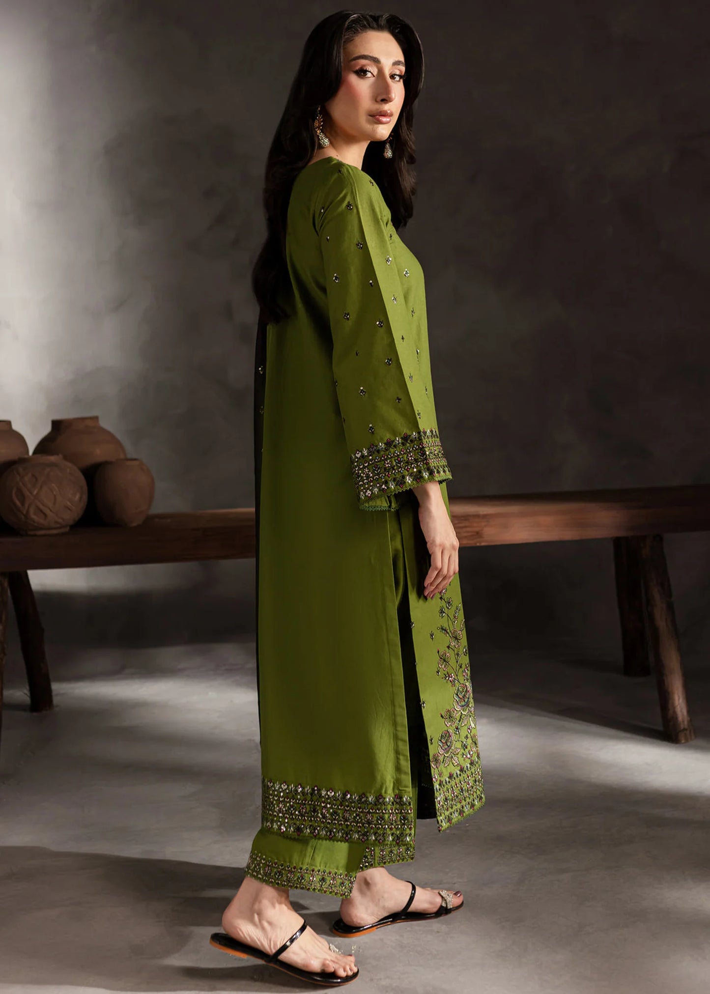Urge - Summer 3PC Lawn Embroidered Suit - VL1291