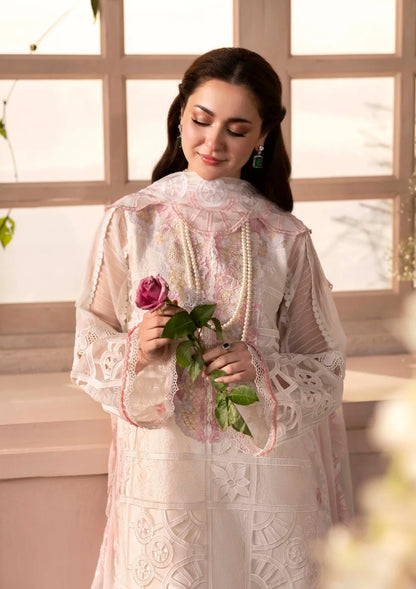 Crimson - 3PC LAWN HEAVY CHIKENKARI EMBROIDERED SUIT - VL1279