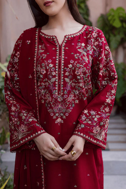 Veezal - 3PC EMBROIDERED LAWN SUIT - VL1340