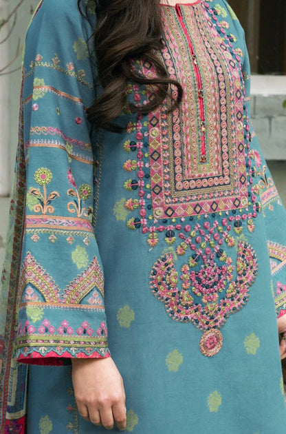 Zara Shahjahan - 3PC Lawn Embroidered Suit - VL934