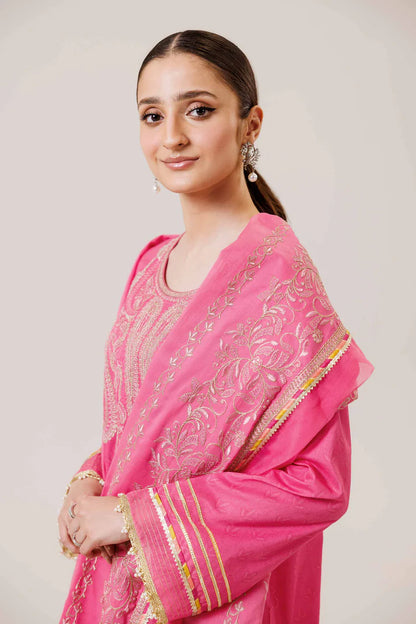 Nishat - 3PC Lawn Heavy Embroidered Shirt - VL1280