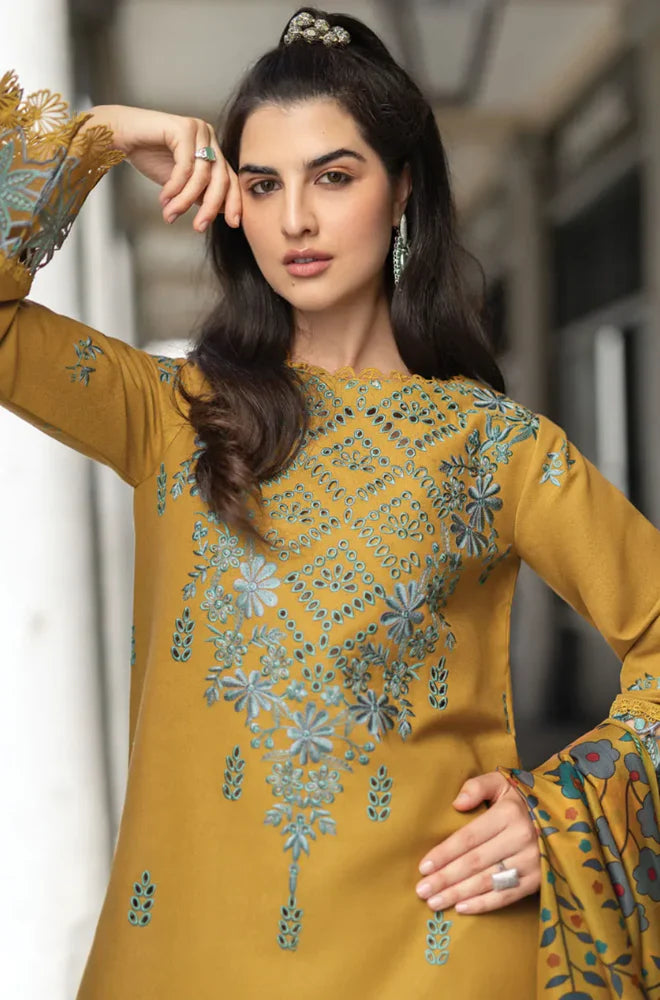 Rang Rasiya - 3PC Lawn Embroidered Suit - VL1023