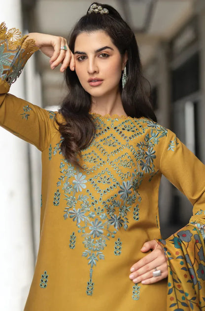 Rang Rasiya - 3PC Lawn Embroidered Suit - VL1023