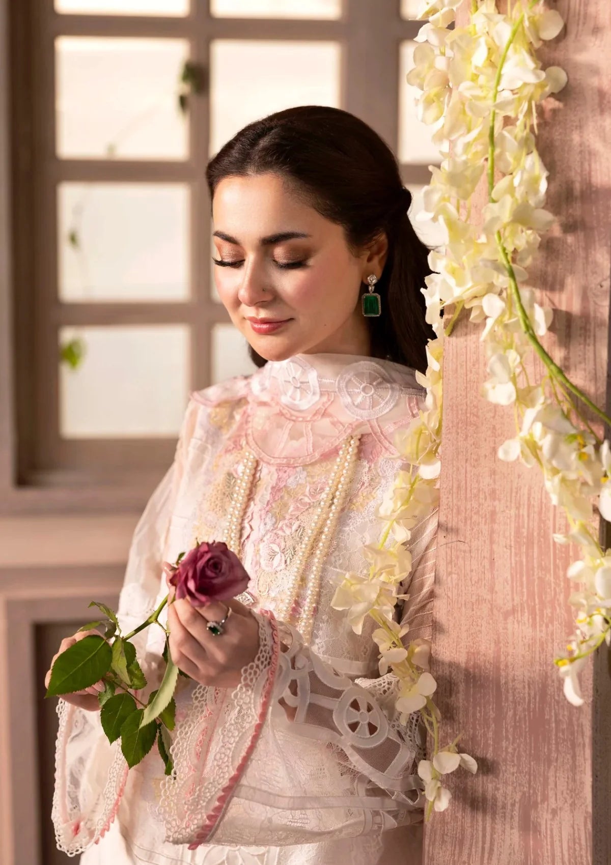 Crimson - 3PC LAWN HEAVY CHIKENKARI EMBROIDERED SUIT - VL1279