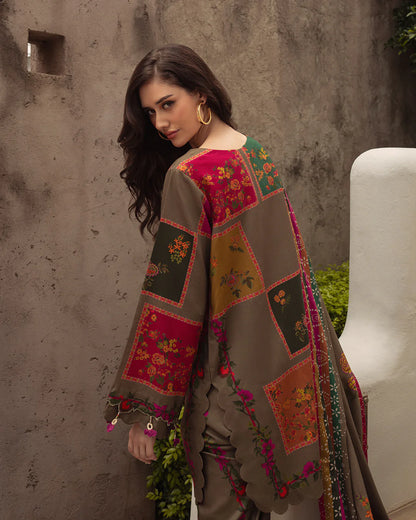 Charizma - Winter 3PC Karandi Digital Print Dress - VL1170