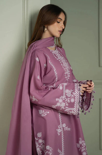 Cross Stitch - Winter 3PC Dhanak Embroidered Suit - VL1150