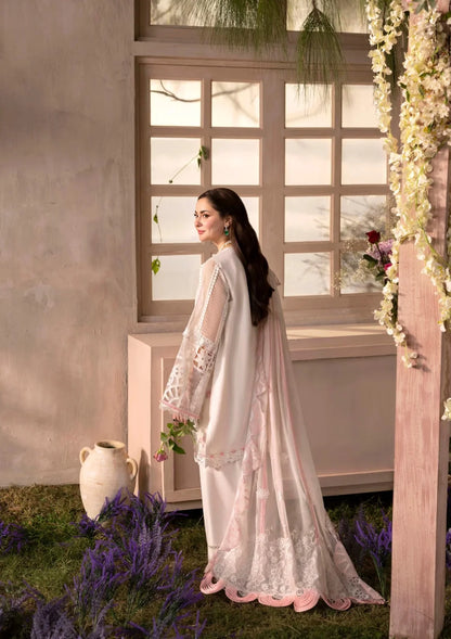 Crimson - 3PC LAWN HEAVY CHIKENKARI EMBROIDERED SUIT - VL1279