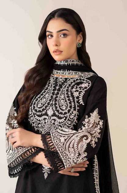 Maria B - Winter 3PC Dhanak Embroidered Suit - VL1110