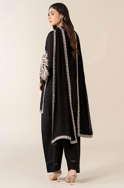 Maria B - Winter 3PC Dhanak Embroidered Suit - VL1110