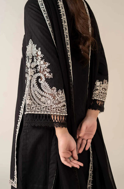 Maria B - Winter 3PC Dhanak Embroidered Suit - VL1110