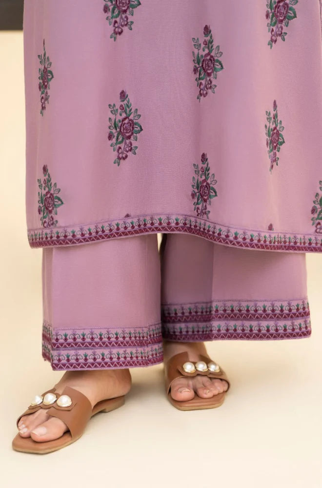 Izel - Winter 3PC Dhanak Embroidered Suit - VL1242