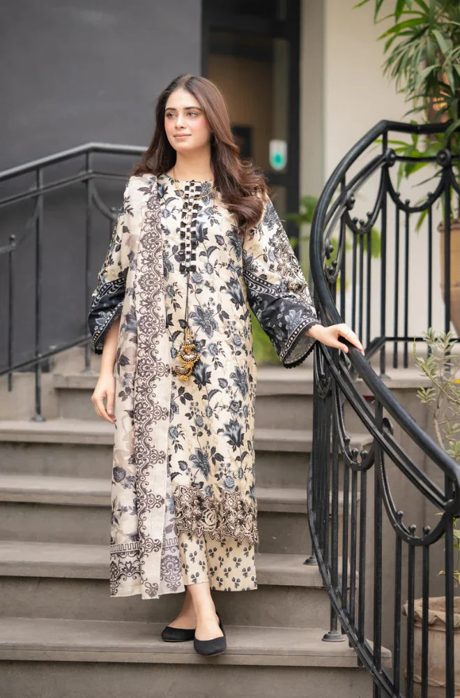 Sapphire - Winter 3PC Karandi Digital Print Dress - VL1171