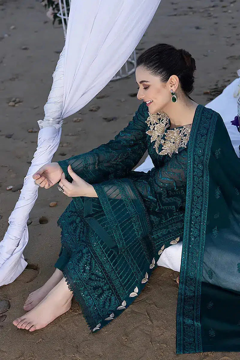 Mohagni - Summer 3PC Lawn Embroidered Suit - VL1402