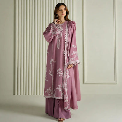 Cross Stitch - Winter 3PC Dhanak Embroidered Suit - VL1150