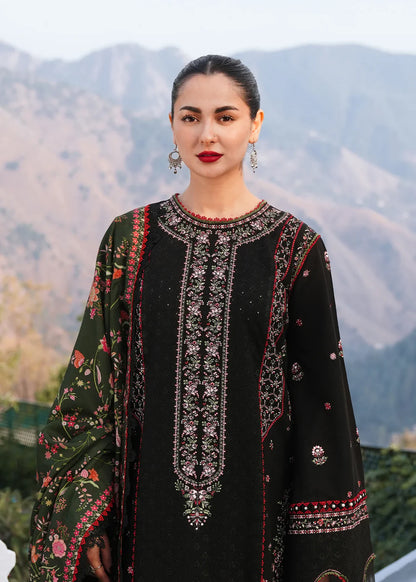 Hussain Rehar Winter Embroidered 3pc Dhanak Suite - VL1155