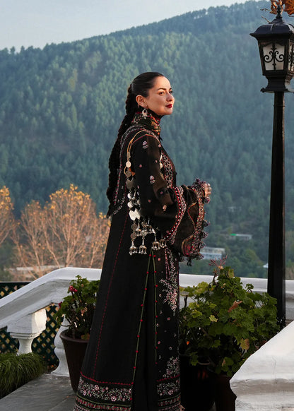 Hussain Rehar Winter Embroidered 3pc Dhanak Suite - VL1155