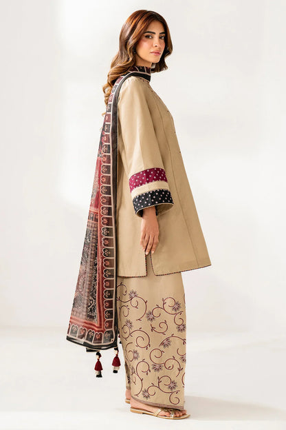 Jazmin - Winter 3PC Dhanak Embroidered Suit - VL1236