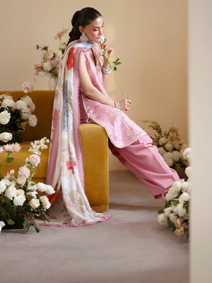 Sapphire - Summer 3PC Lawn Embroidered Suit - VL1396
