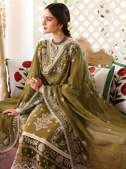 Jade - Winter 3PC Dhanak Embroidered Suit - vl1239