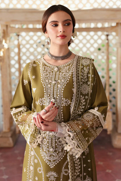 Jade - Winter 3PC Dhanak Embroidered Suit - vl1239