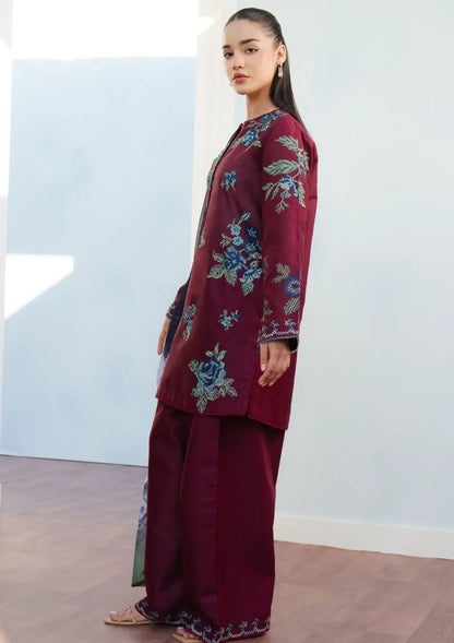 Baroque - 3PC Lawn Embroidered Suit - VL1052