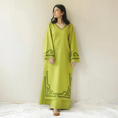 Dyot - Winter 2PC Dhanak Embroidered Suit - VL 1638
