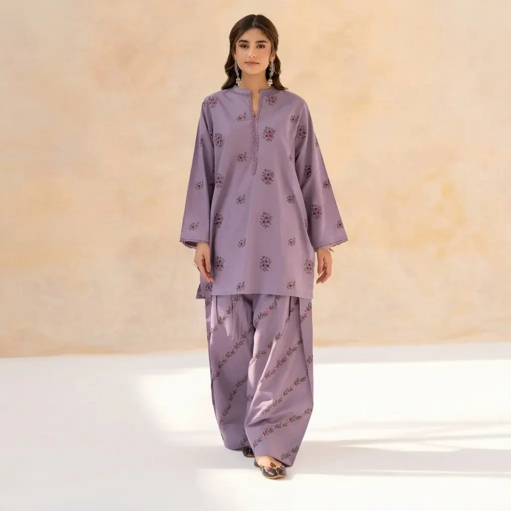 Urge_ Winter 2PC Dhanak Embroidered Suit - VL 1654