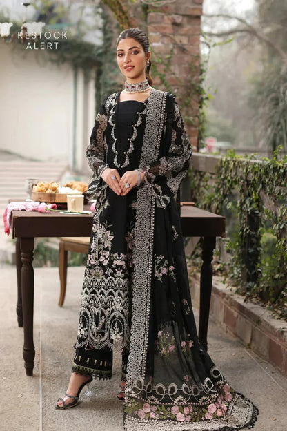 Veezal - Unstitched Luxury Lawn Heavy Embroidered 3PC Suit - VL1302