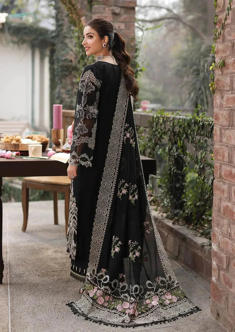 Veezal - Unstitched Luxury Lawn Heavy Embroidered 3PC Suit - VL1302