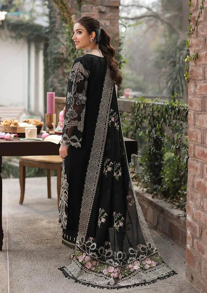 Veezal - Unstitched Luxury Lawn Heavy Embroidered 3PC Suit - VL1302