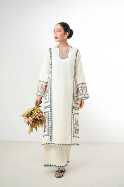 Zaib, unstitched 2 piece embroidered summer suit. VL898