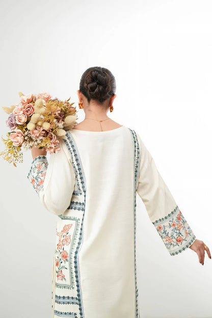 Zaib, unstitched 2 piece embroidered summer suit. VL898