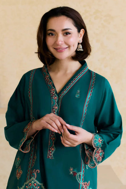 Mishkaa - Winter 2PC Dhanak Embroidered Suit - VL1159