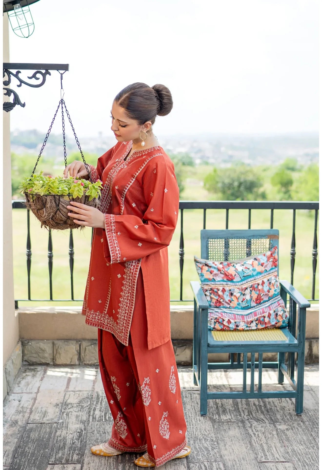 Batik - 2Pc Embroidered Lawn Suite With Fully Embroidered trouser - VL1407