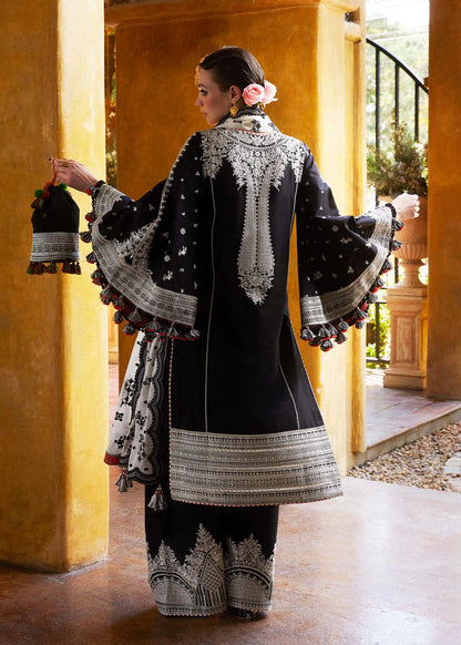 3 Piece Unstitched Heavy Embroidered Lawn Suit - VL1025