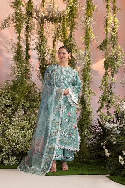 Sobia Nazir - Summer 3PC Lawn ChickenKari Embroidered Suit - VL1294