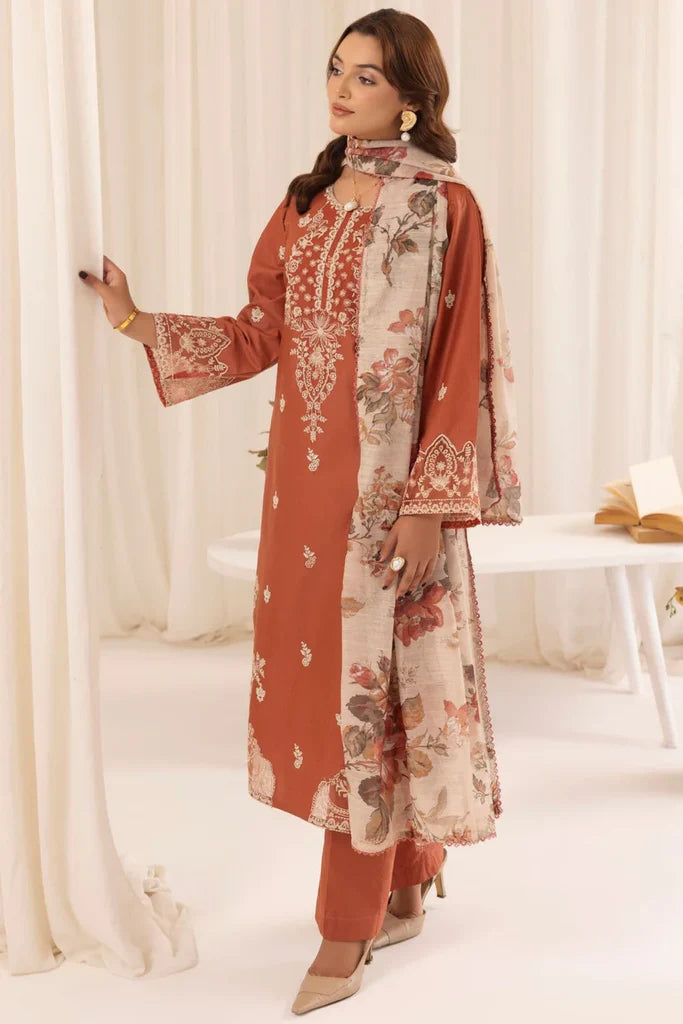 Summer COLLECTION Lawn Embroidered with Chiffon Printed Dupatta VL932
