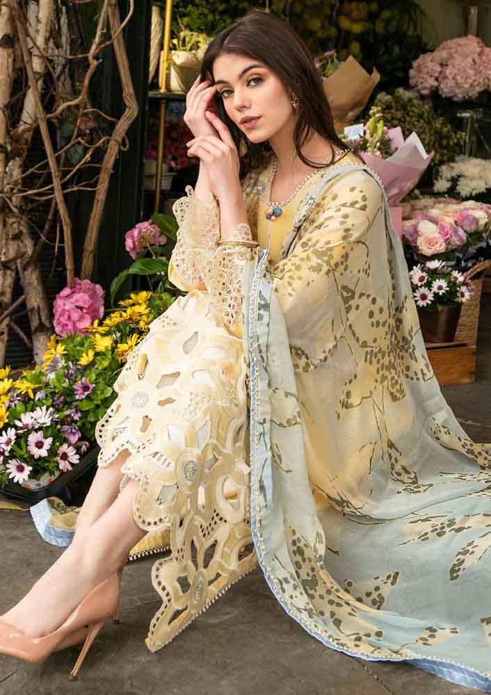 Veezal - 3-Piece Embroidered Lawn Dress - VL1287