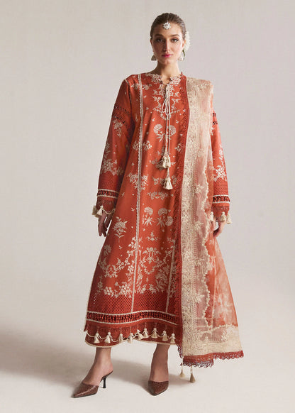 Hussain Rehar Winter Embroidered 3pc Dhanak Suite - VL1164