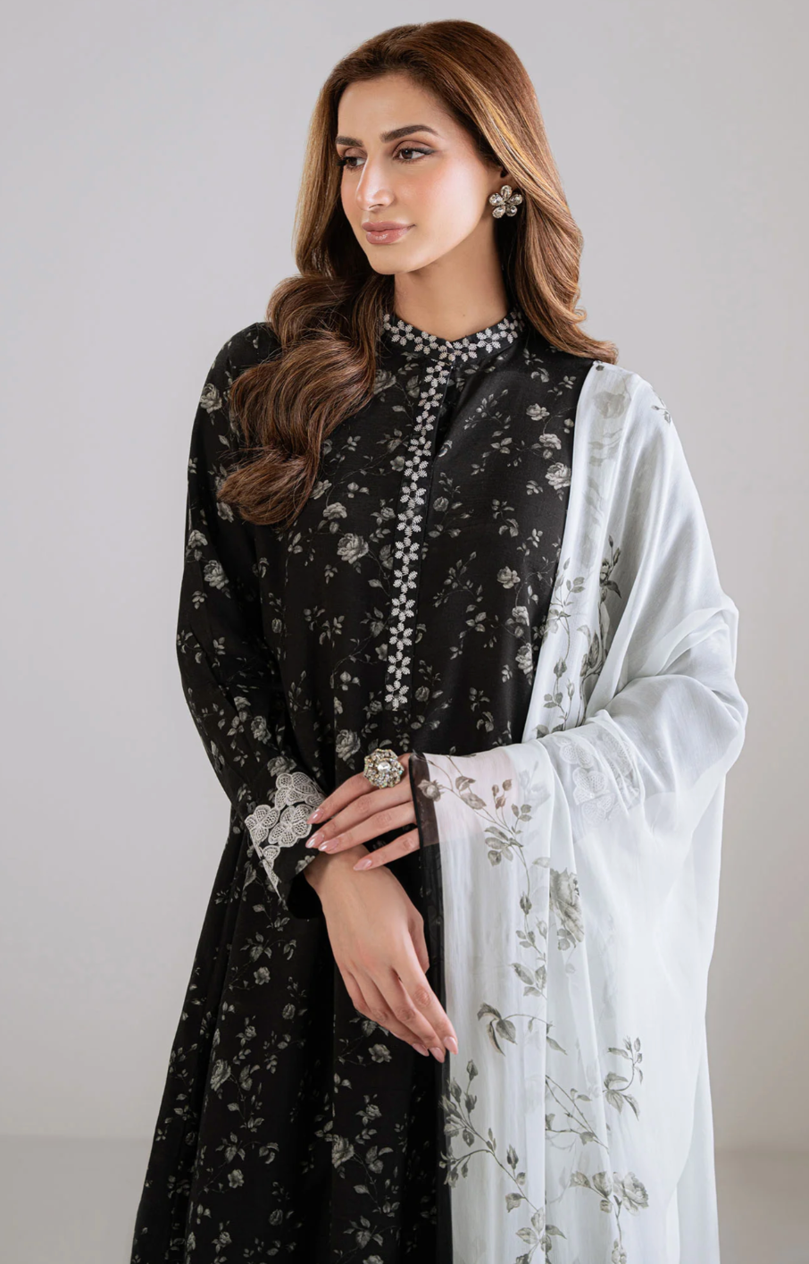 GulAhmed - Summer 3PC Lawn Digital Printed Dress - VL1411