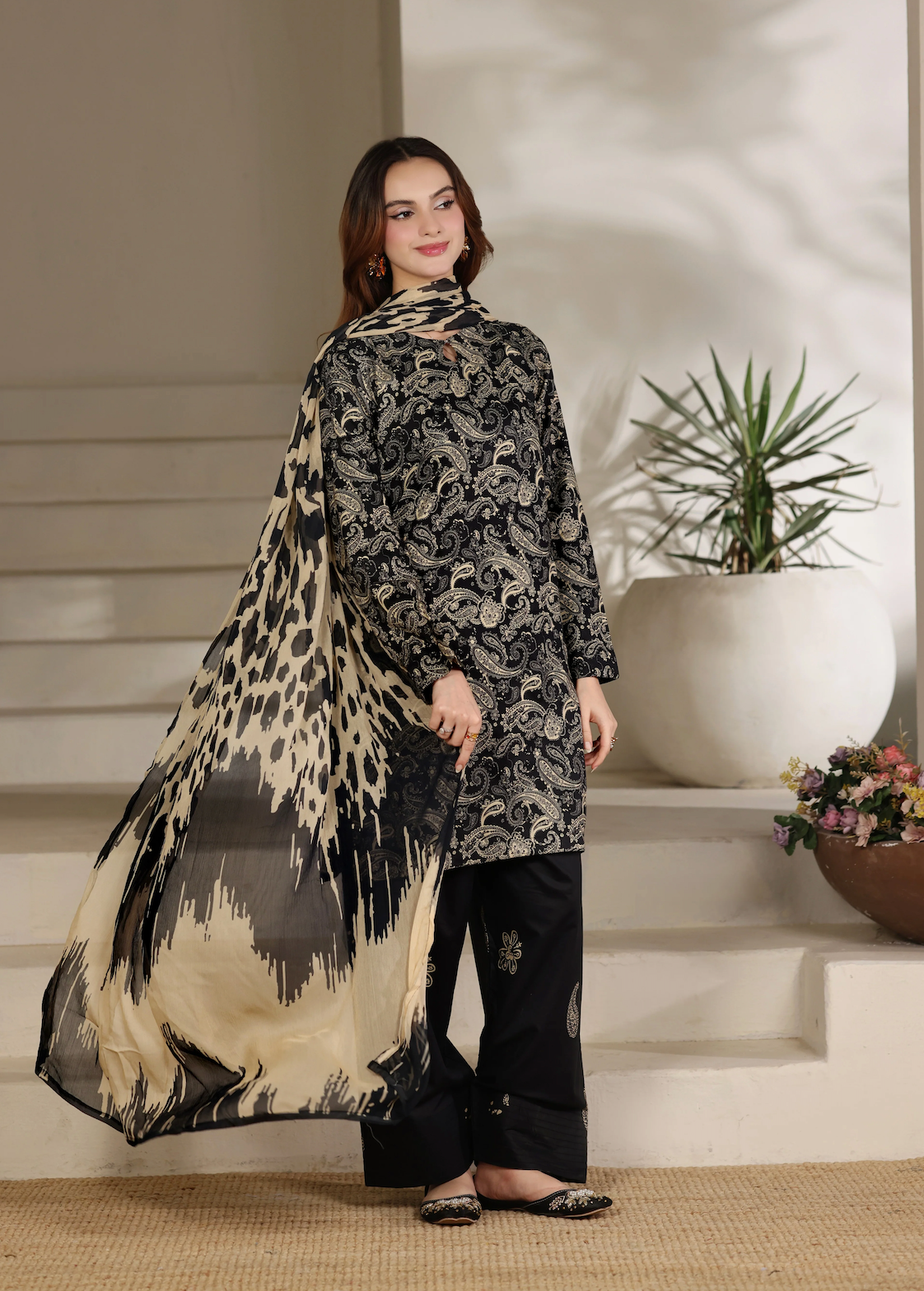 GulAhmed - Summer 3PC Lawn Digital Printed Dress - VL1413